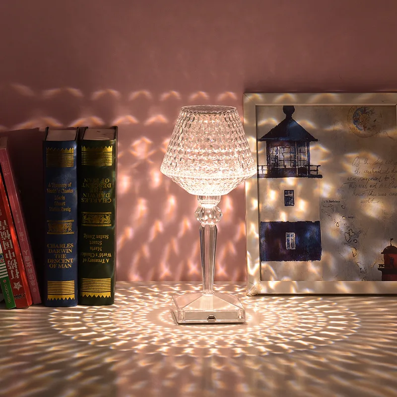LED Crystal Table Lamp USB Touch Sensor Desk Lamp 3/16 Colors Diamond Light Projection Night Light for Home Christmas Decoration
LED Crystal Table Lamp USB Touch Sensor Desk Lamp 3/16 Colors Diamond Light Projection Night Light for Home Christmas Decoration