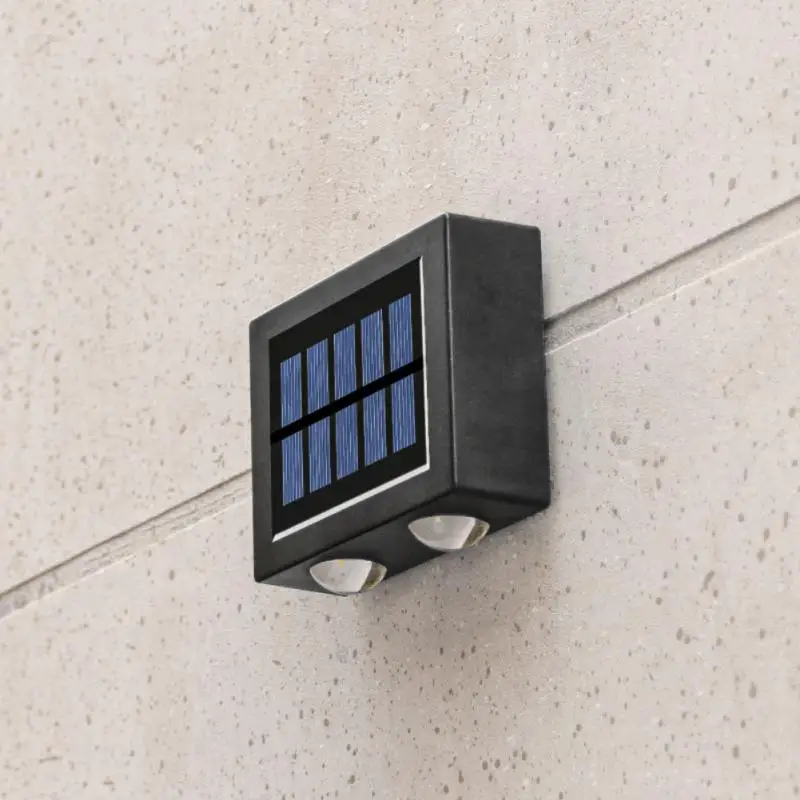 

1~10PCS Solar Light 4LED Waterproof Wall Lamp Outdoor Sunlight Lamp For Garden Courtyard Street Balcony Walkway Decor Porch