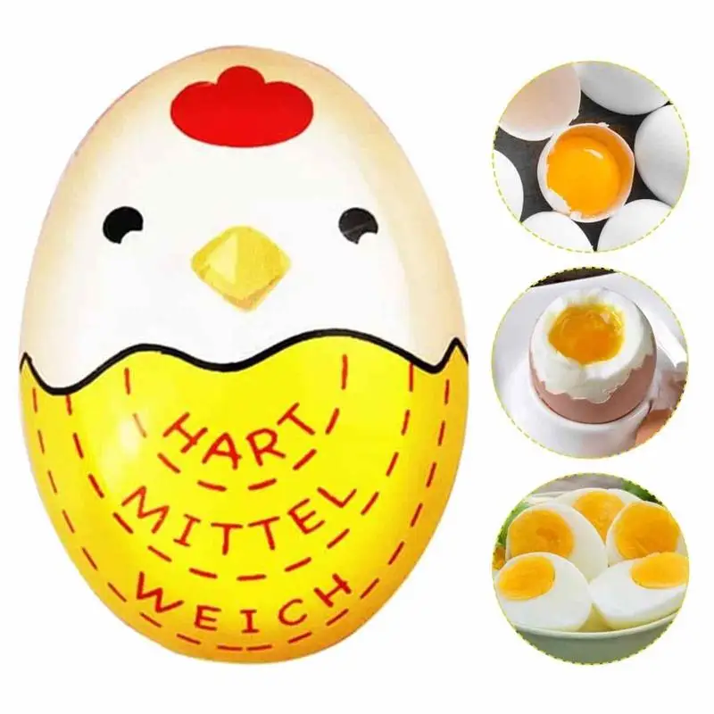 

Идеальный цвет яйца, мягкие жесткие вареные яйца, кухонные эко-полимерные вареные яйца, таймер, желтый таймер