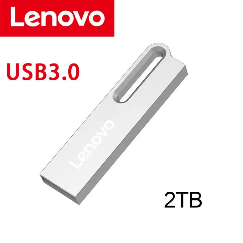 

Флэш-накопители USB Lenovo, 1 ТБ, 512 ГБ, металлическая карта памяти с реальным объемом, высокоскоростная флэш-память, черная Подарочная память, U-диск для ПК