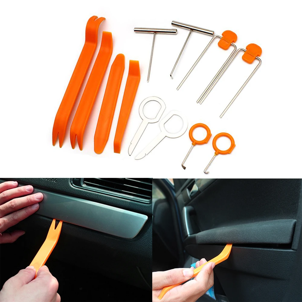 Plastic Installer Pry Repair Sets 12Pcs/Set High Quality Refitting Dash Audio Stereo GPS Car Panel Removal Tools Automobile
Plastic Installer Pry Repair Sets 12Pcs/Set High Quality Refitting Dash Audio Stereo GPS Car Panel Removal Tools Automobile