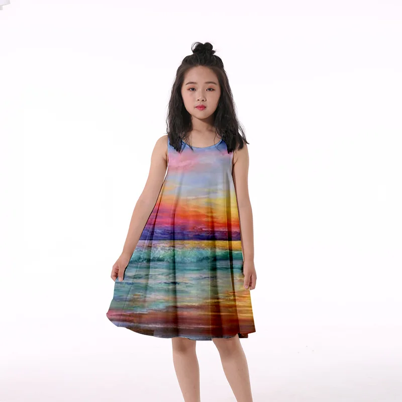 2022 Best Selling Summer Girls Floral Cartoon Dress Ruffles Bohemian Beach Sleeveless Princess Dresses for Girl Clothing 4-14Y
2022 Best Selling Summer Girls Floral Cartoon Dress Ruffles Bohemian Beach Sleeveless Princess Dresses for Girl Clothing 4-14Y
