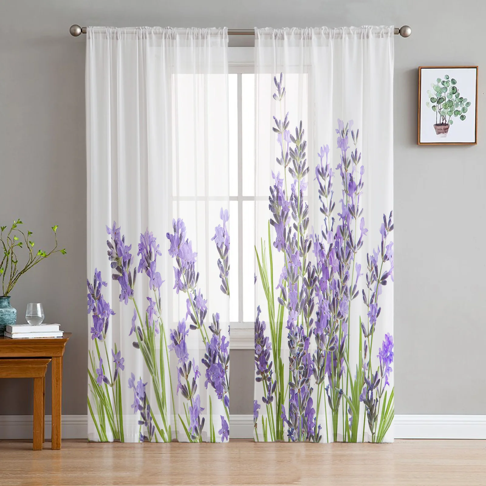 Purple Flower Lavender White Curtain Window Tulle For Living Room Bedroom The Kitchen Window Treatment Decorations Curtains
Purple Flower Lavender White Curtain Window Tulle For Living Room Bedroom The Kitchen Window Treatment Decorations Curtains