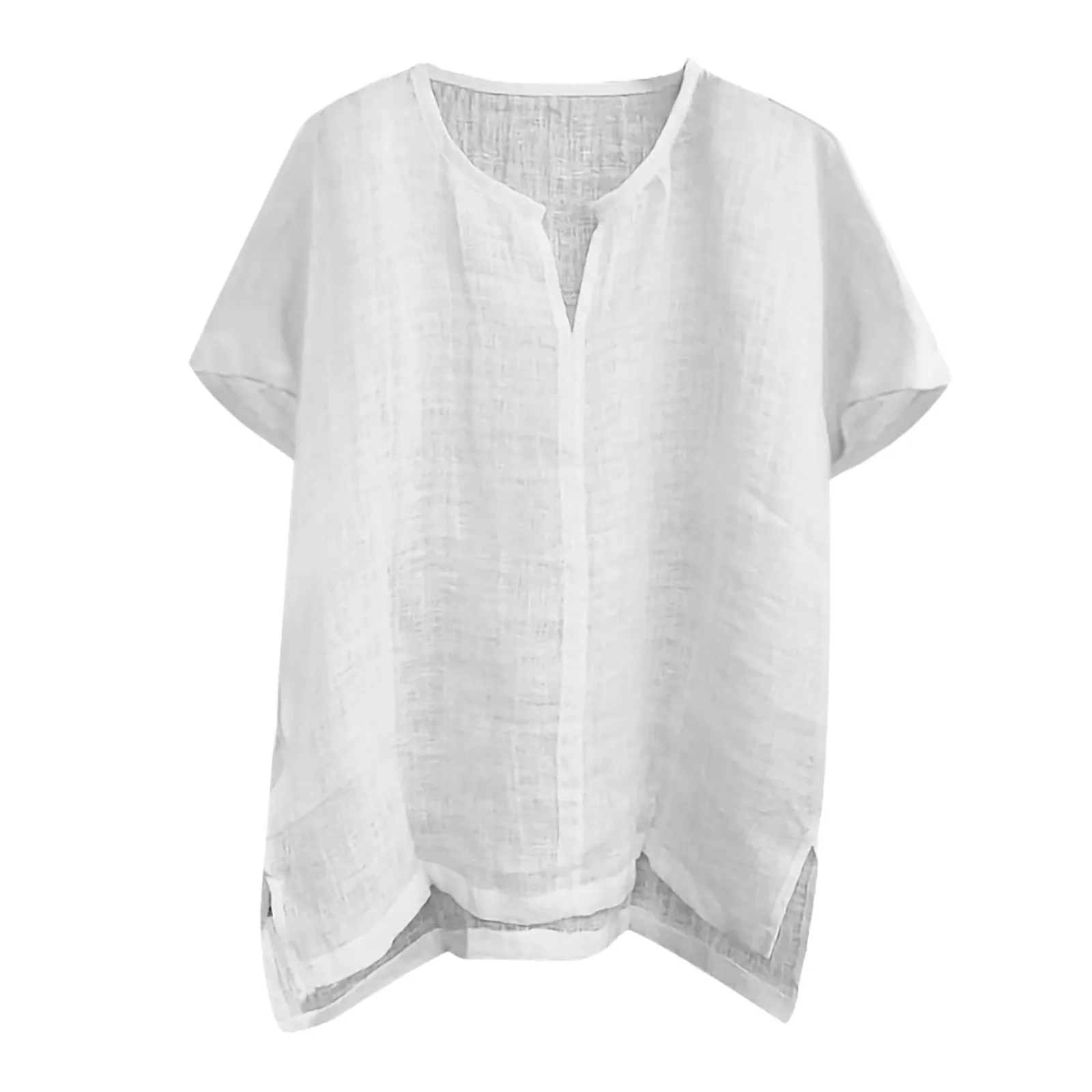 Short Sleeve Cotton Linen T Shirt Mens Women 2022 Casual Summer V Neck T Shirts Plain Stand Collar Beach Shirts Pullovers Shirt
Short Sleeve Cotton Linen T Shirt Mens Women 2022 Casual Summer V Neck T Shirts Plain Stand Collar Beach Shirts Pullovers Shirt