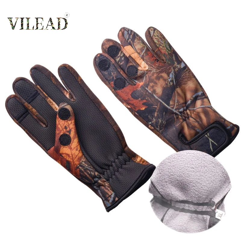 VILEAD Unisex Winter Fishing Thermal Anti-Slip Windproof Three Fingers Cycling Outdoor Camping Hiking Motorcycle Gloves
VILEAD Unisex Winter Fishing Thermal Anti-Slip Windproof Three Fingers Cycling Outdoor Camping Hiking Motorcycle Gloves