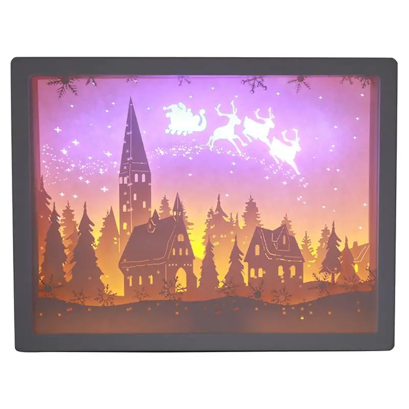 Christmas Paper Carving Lamp Aesthetic Paper 3D Carving Night Lamp Night Lighting Products For Living Room Bedroom Entrance Hall
Christmas Paper Carving Lamp Aesthetic Paper 3D Carving Night Lamp Night Lighting Products For Living Room Bedroom Entrance Hall