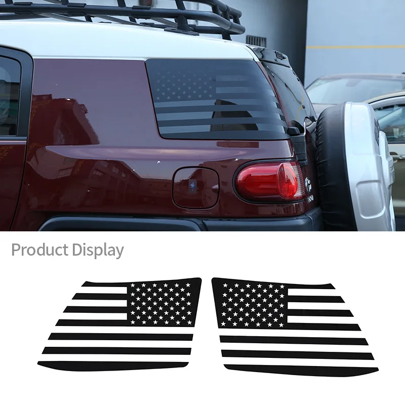 For Toyota FJ Cruiser 2007-2021 Car Rear Side Window Pull Flower Film Stickers Black Auto Exterior Accessories 2pcs Car Styling 
For Toyota FJ Cruiser 2007-2021 Car Rear Side Window Pull Flower Film Stickers Black Auto Exterior Accessories 2pcs Car Styling