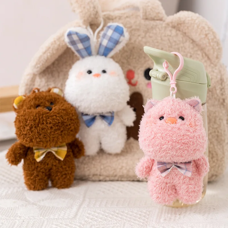 2023 Hot Animal Plush Doll Keychain Kawaii Stuffed Bear Rabbit Doll Long Plush Bag Key Pendent Children Party Gifts Girl Toys
2023 Hot Animal Plush Doll Keychain Kawaii Stuffed Bear Rabbit Doll Long Plush Bag Key Pendent Children Party Gifts Girl Toys