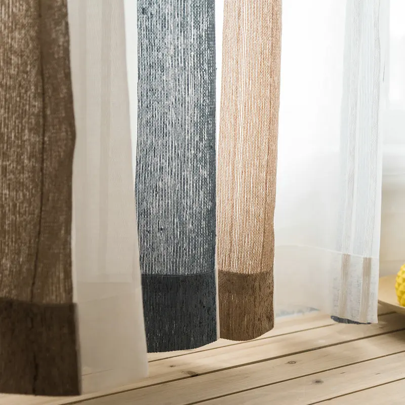 Multicolor Striped Tulle Window Voile Curtains for Living Room Bedroom Japan Printed Sheer Curtain for Kitchen Drapes Blind Door
Multicolor Striped Tulle Window Voile Curtains for Living Room Bedroom Japan Printed Sheer Curtain for Kitchen Drapes Blind Door