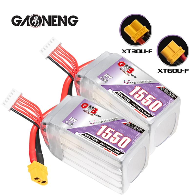 Upgraded GNB 5s 19.0V 1550mAh Lipo Battery For RC Helicopter Quadcopter FPV Racing Drone Cars Parts HV 60C/120C 19.0V Battery
Upgraded GNB 5s 19.0V 1550mAh Lipo Battery For RC Helicopter Quadcopter FPV Racing Drone Cars Parts HV 60C/120C 19.0V Battery