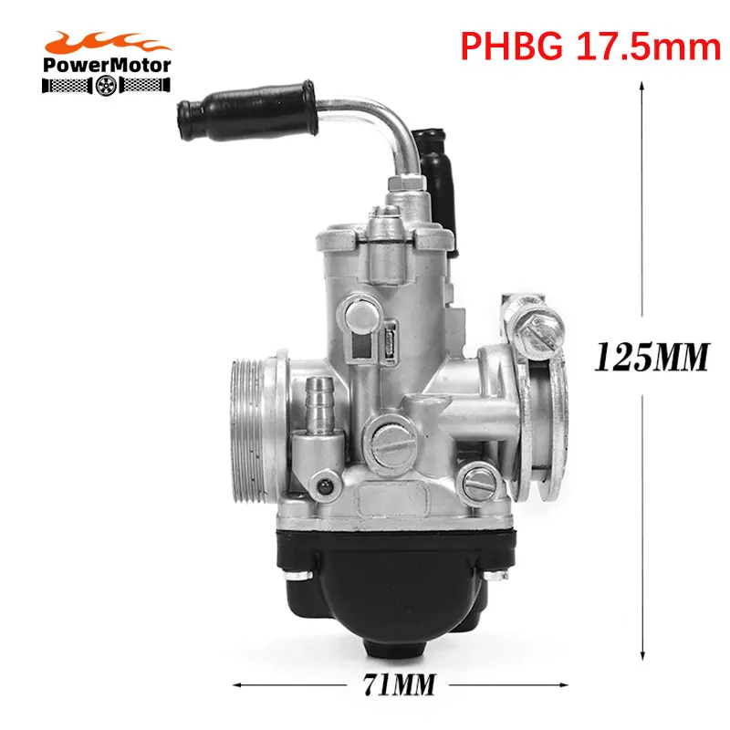 Motorcycle PHBG Carburetor For 47Cc 49Cc Engine 2 stroke 17.5mm Racing Motor PHBG17.5 Dellorto Model
Motorcycle PHBG Carburetor For 47Cc 49Cc Engine 2 stroke 17.5mm Racing Motor PHBG17.5 Dellorto Model