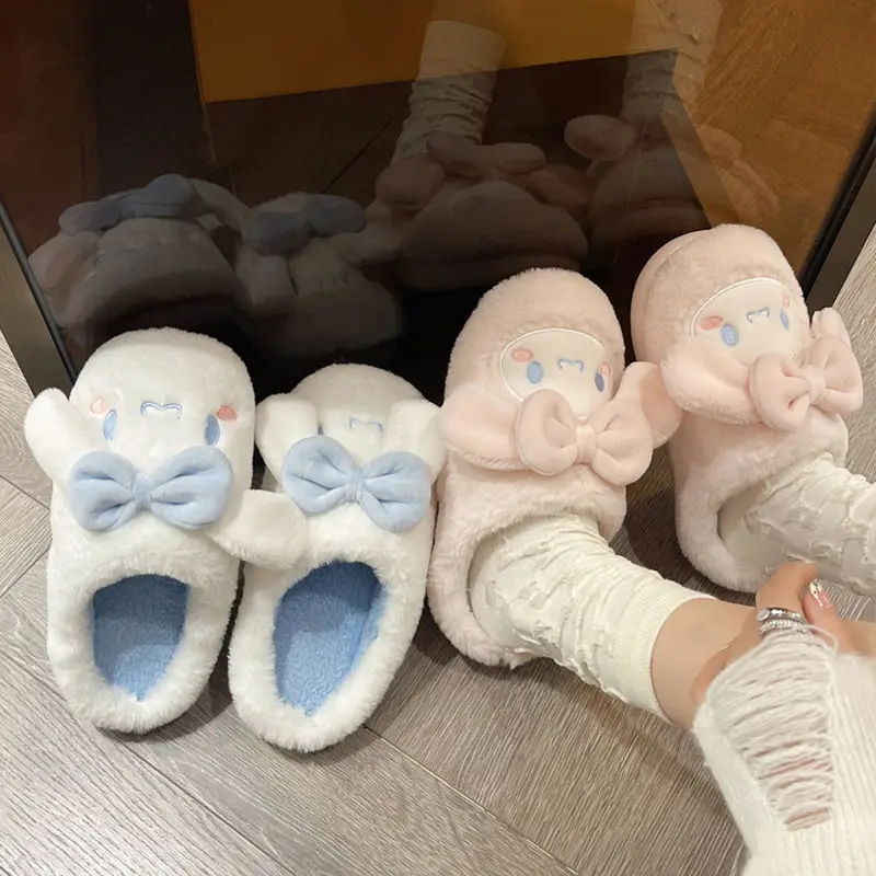 Cute Cartoon Kawaii Sanrio My Melody Cinnamoroll Plush Cotton Soft Slippers Girl Anime Characters Shoes Children Christmas Gift
Cute Cartoon Kawaii Sanrio My Melody Cinnamoroll Plush Cotton Soft Slippers Girl Anime Characters Shoes Children Christmas Gift