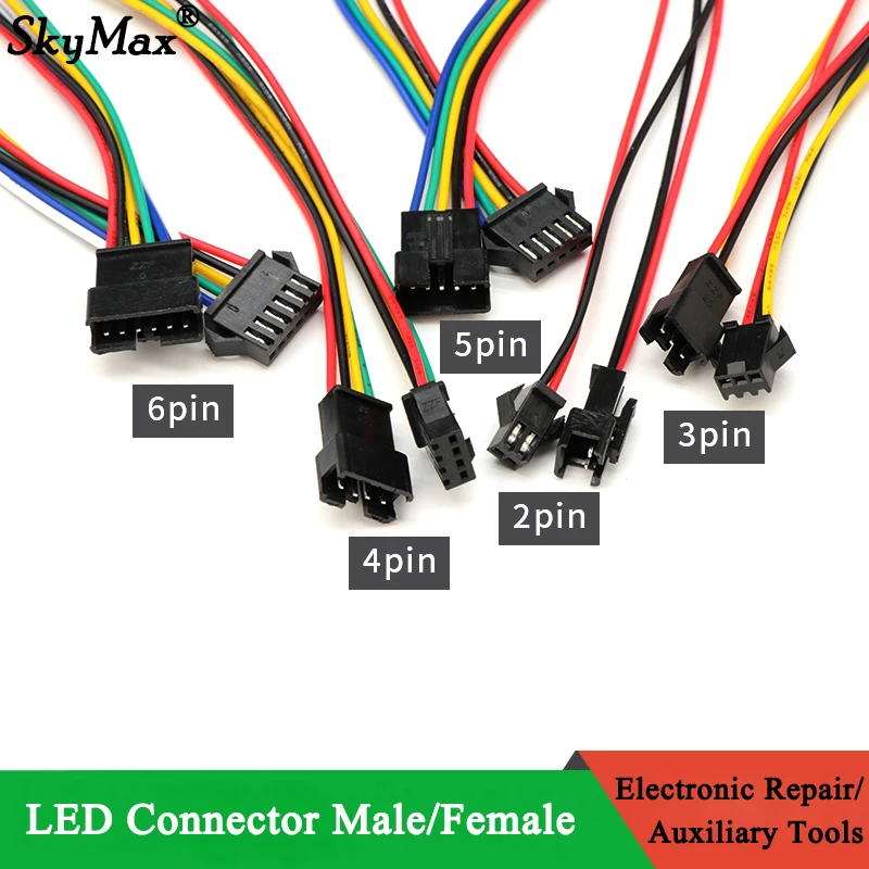 5/10/20pcs 2pin 3pin 4pin 5pin 6pin JST LED Connector Male and Female Plug LED Downlight Ceiling Light Plug
5/10/20pcs 2pin 3pin 4pin 5pin 6pin JST LED Connector Male and Female Plug LED Downlight Ceiling Light Plug
