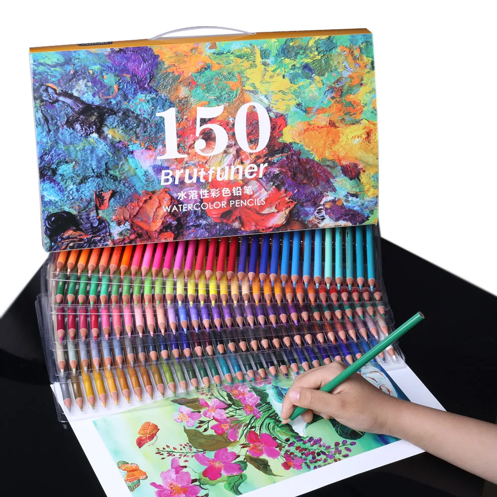 New Colored Pencil 150/120/72/48/12 Colors Watercolor Pencils Drawing Pen Set For School Kid Art Supplies free shipping
New Colored Pencil 150/120/72/48/12 Colors Watercolor Pencils Drawing Pen Set For School Kid Art Supplies free shipping