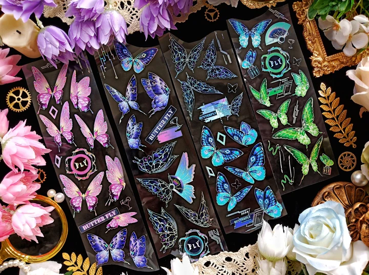 Amazing Butterfly Shiny PET Tapes School Supplies Masking Tape Adhesive Tape DIY Scrapbooking Decor Washi Sticker
Amazing Butterfly Shiny PET Tapes School Supplies Masking Tape Adhesive Tape DIY Scrapbooking Decor Washi Sticker