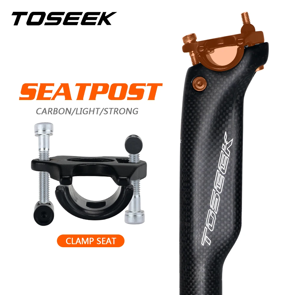 TOSEEK Carbon Bike Seatpost MTB Telescopic Offset 20mm 27.2/30.8/31.6 Ultralight Fiber Mountain Bicycle seat Tubes Cycling Parts
TOSEEK Carbon Bike Seatpost MTB Telescopic Offset 20mm 27.2/30.8/31.6 Ultralight Fiber Mountain Bicycle seat Tubes Cycling Parts