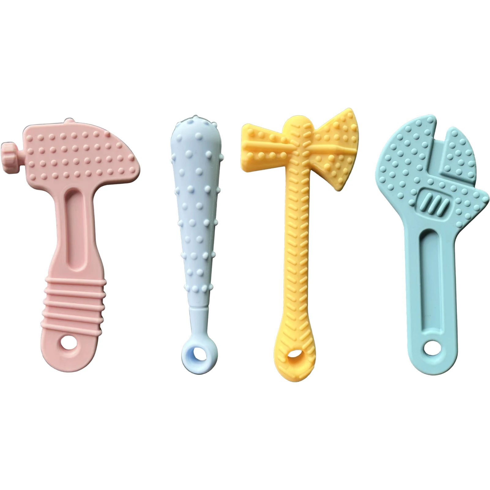 4-PCS Baby Teething Soft Silicone Toys Tools Set Infant Chew Molar Teether Toys For 0-24 Months Boys Girls Appease Pacifier
4-PCS Baby Teething Soft Silicone Toys Tools Set Infant Chew Molar Teether Toys For 0-24 Months Boys Girls Appease Pacifier