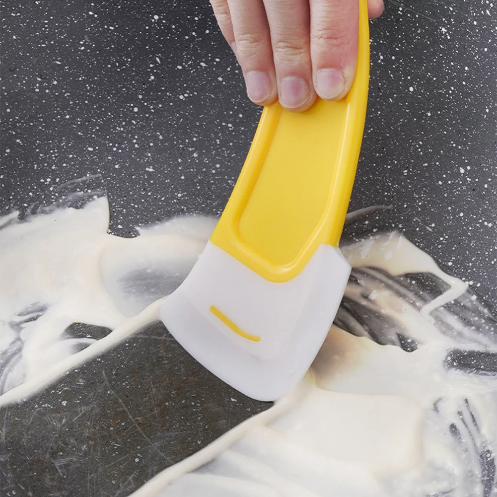Silicone Scraper Cake Baking Kitchen Cleaning Spatula for Food Residue Stains Pot Fry Pan Dish Oil Plate Clean Brush Soft Blade
Silicone Scraper Cake Baking Kitchen Cleaning Spatula for Food Residue Stains Pot Fry Pan Dish Oil Plate Clean Brush Soft Blade
