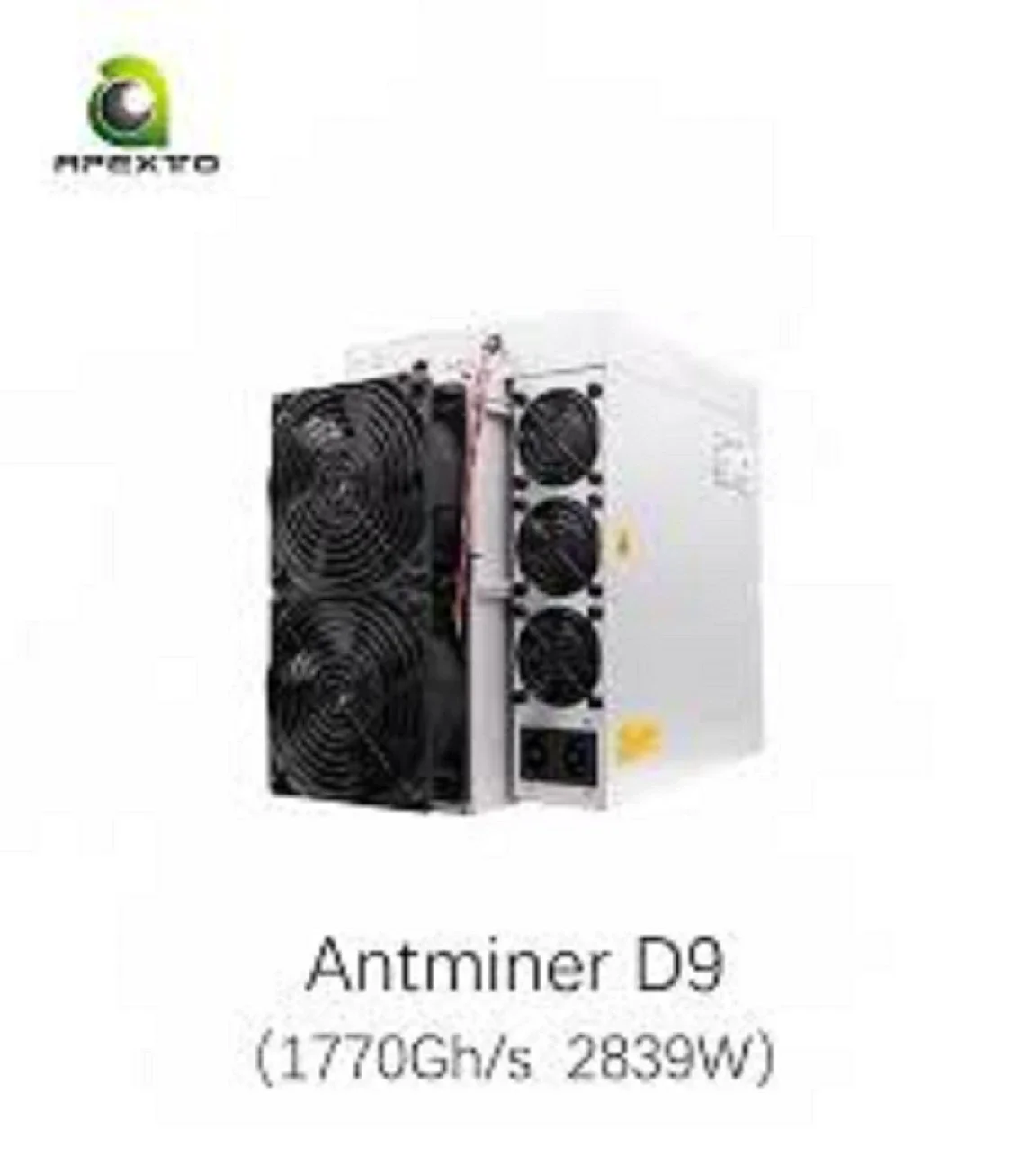 Продажа со скидкой Bitmain Antminer, продажа со скидкой, Bitmain Antminer Dash Miner D9 Miner D9 Hashrate 1770G Мощность 2839W/PSU
Продажа со скидкой Bitmain Antminer, продажа со скидкой, Bitmain Antminer Dash Miner D9 Miner D9 Hashrate 1770G Мощность 2839W/PSU