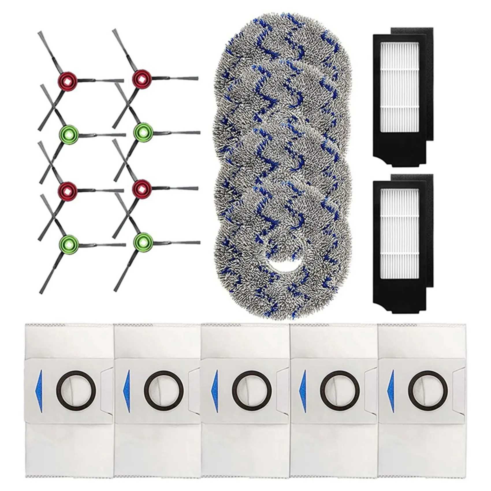 Vacuum Cleaner Floor Care Replacement Parts Kit for ECOVACS DEEBOT X1 Omni/X1TURBO/X1 Plus Robot Vacuum Cleaner
Vacuum Cleaner Floor Care Replacement Parts Kit for ECOVACS DEEBOT X1 Omni/X1TURBO/X1 Plus Robot Vacuum Cleaner
