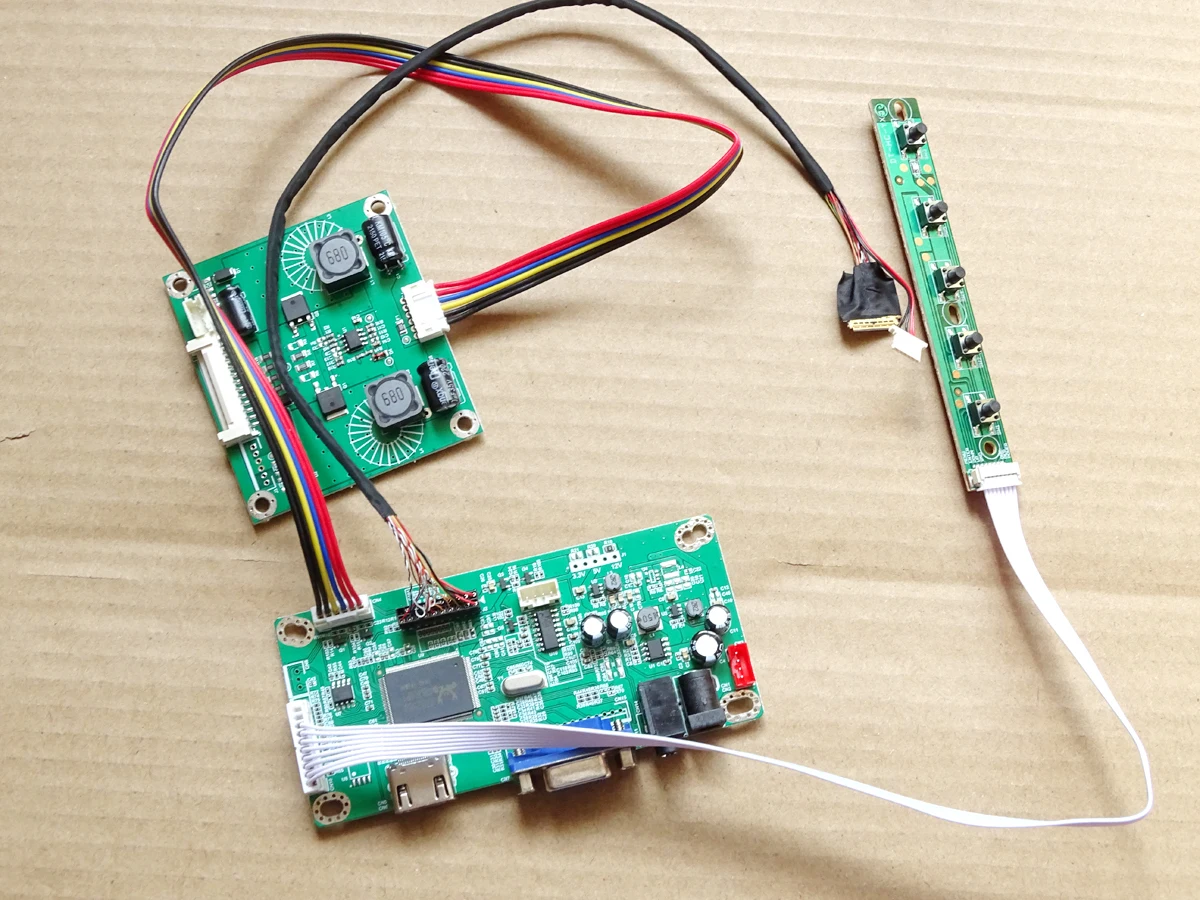EDP Controller Board Kit For LM270WQ1-SDB3 (SD)(B3) HDMI-compatible VGA 2560*1440 MAC Display Panel + Backlight Connection Board
EDP Controller Board Kit For LM270WQ1-SDB3 (SD)(B3) HDMI-compatible VGA 2560*1440 MAC Display Panel + Backlight Connection Board