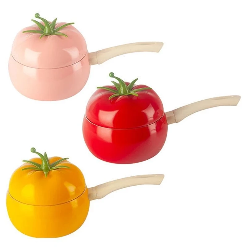 Fruit Tomato Shape Frying Pan Cooking Pot Saucepan Induction Cooker Aluminum Cookware Nonstick Home Kitchen Supplies
Fruit Tomato Shape Frying Pan Cooking Pot Saucepan Induction Cooker Aluminum Cookware Nonstick Home Kitchen Supplies