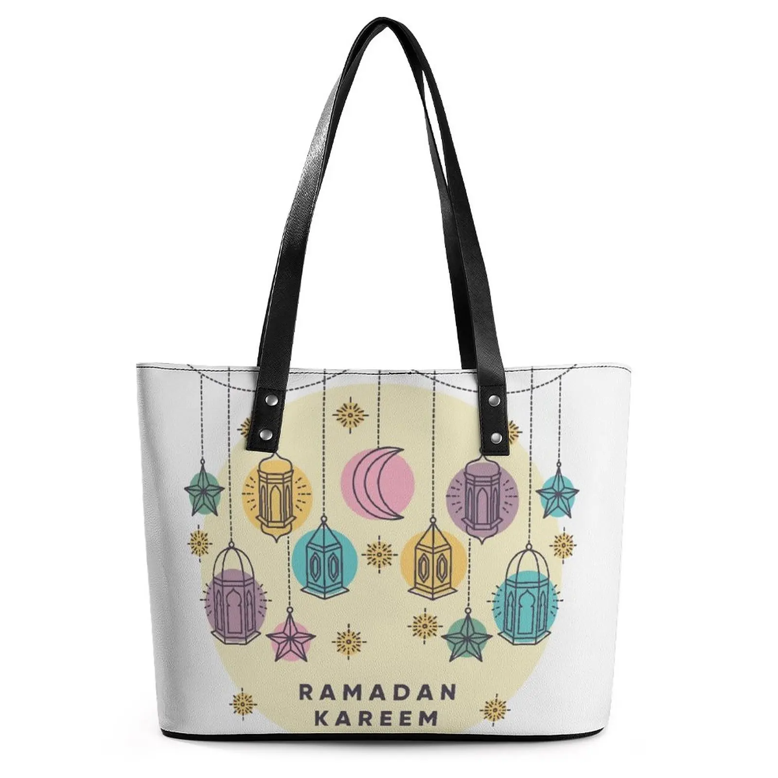 Eid Mubarak Рамадан сумочки Kareem Ретро сумка на плечо деловая женская сумка-тоут с принтом на застежке
Eid Mubarak Рамадан сумочки Kareem Ретро сумка на плечо деловая женская сумка-тоут с принтом на застежке