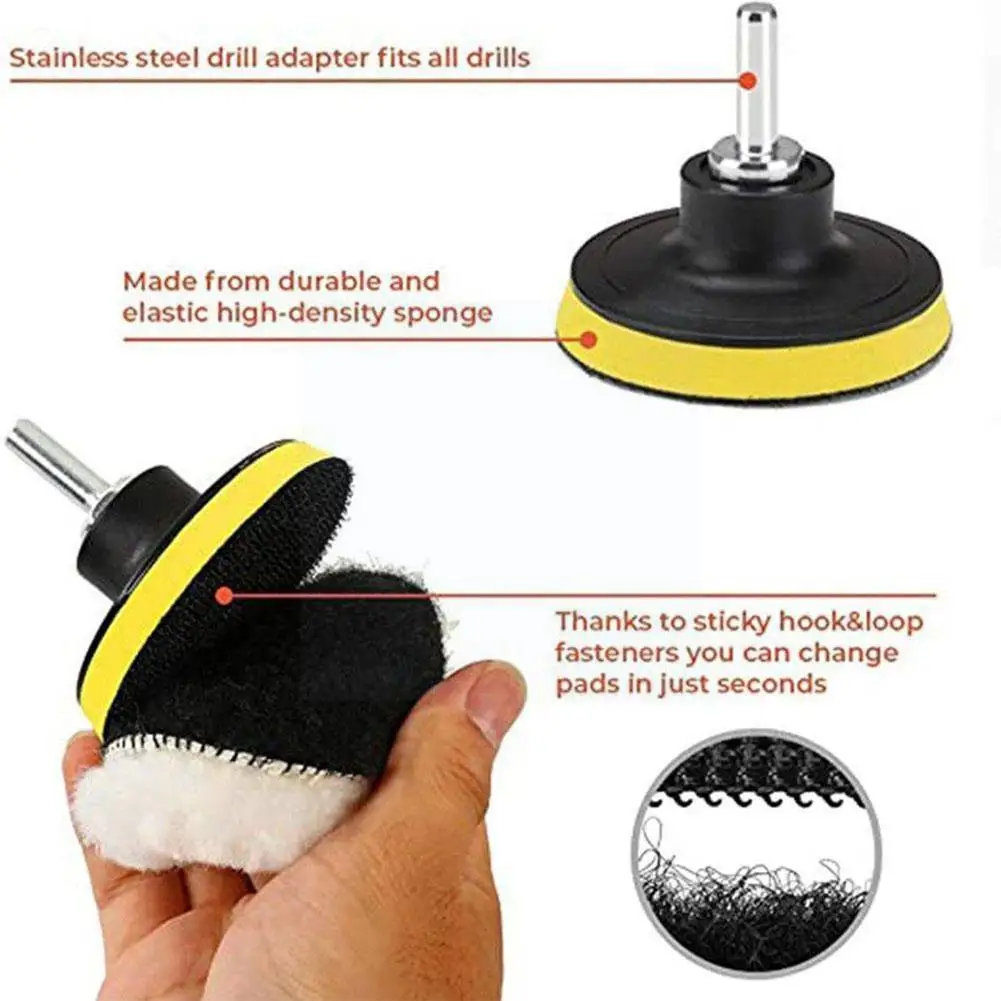 High-density Polishing Kit Polishing Pad Car Waxing Pads Car Sponge Paint Polisher Auto Disk Auto Care Polisher Gadget U6f4
High-density Polishing Kit Polishing Pad Car Waxing Pads Car Sponge Paint Polisher Auto Disk Auto Care Polisher Gadget U6f4