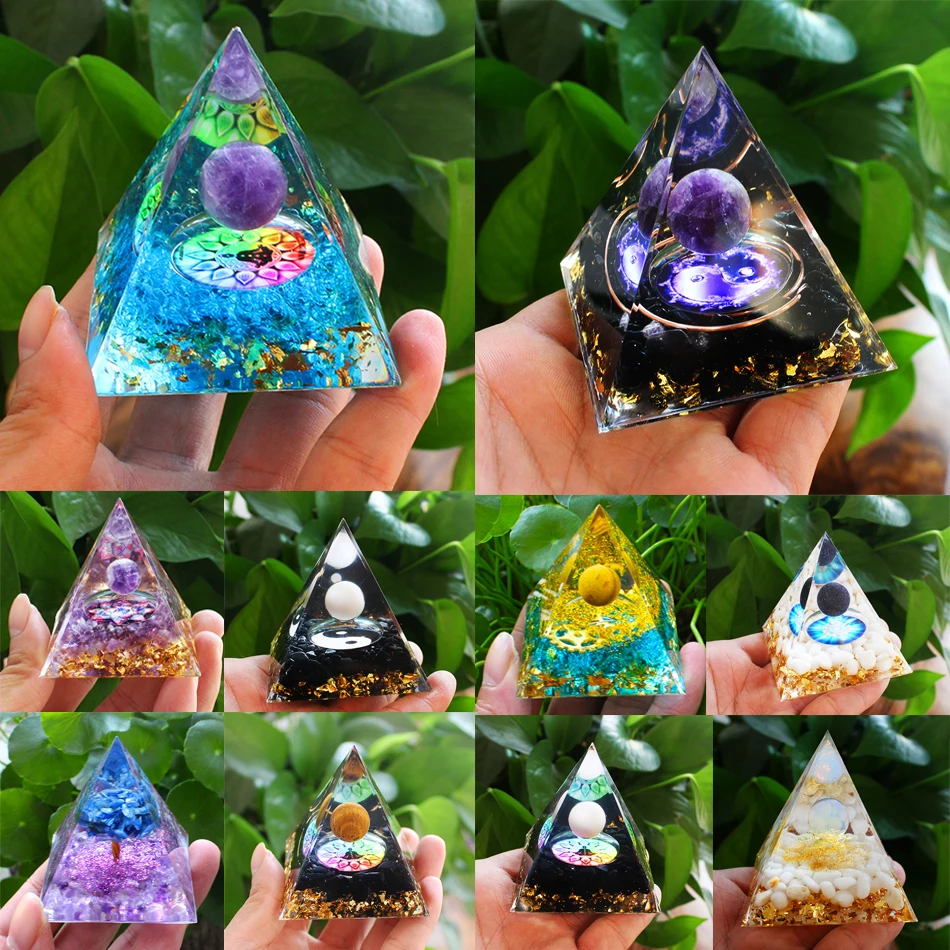 Energy Generator Orgone Pyramid Amethyst Peridot Healing Natural Crystal Reiki Chakra Generator Orgonite Pyramid Meditation Tool
Energy Generator Orgone Pyramid Amethyst Peridot Healing Natural Crystal Reiki Chakra Generator Orgonite Pyramid Meditation Tool