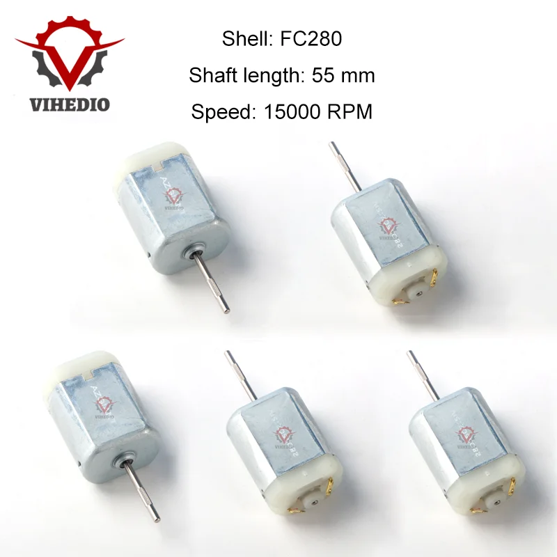 5 PCS OEM Motor FC280 DC 15000 RPM 55mm DIY Engine For Car Replacement Power Accesseries Reverse Toy High Quality
5 PCS OEM Motor FC280 DC 15000 RPM 55mm DIY Engine For Car Replacement Power Accesseries Reverse Toy High Quality