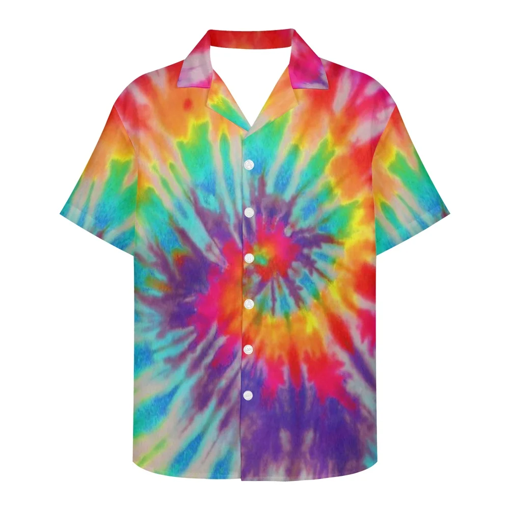 Гавайская пляжная рубашка FORUDESIGNS с принтом Tie-dye для мужчин, летние рубашки с коротким рукавом Aloha, Мужская праздничная одежда для отпуска Pride
Гавайская пляжная рубашка FORUDESIGNS с принтом Tie-dye для мужчин, летние рубашки с коротким рукавом Aloha, Мужская праздничная одежда для отпуска Pride