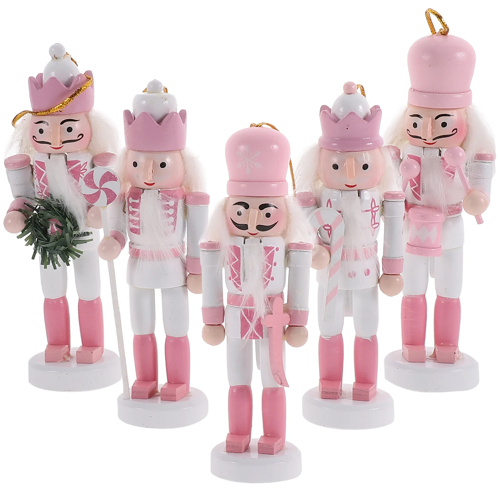 5pcs Christmas Nutcracker Soldier Doll Wooden Vintage Puppet Creative Handicrafts Gift Christmas Decorations Home Ornament
5pcs Christmas Nutcracker Soldier Doll Wooden Vintage Puppet Creative Handicrafts Gift Christmas Decorations Home Ornament