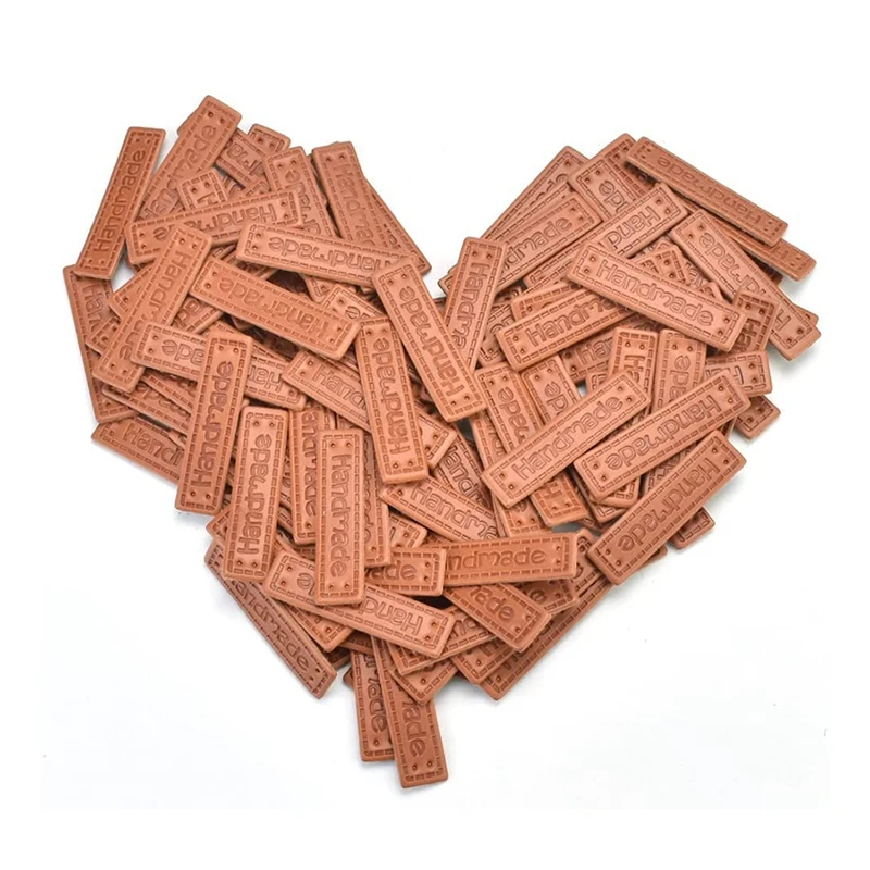 100Pcs PU Leather Handmade Labels Tags Embossed Labels Textile Leather Labels For Garment DIY Crafts Sewing Accessories
100Pcs PU Leather Handmade Labels Tags Embossed Labels Textile Leather Labels For Garment DIY Crafts Sewing Accessories