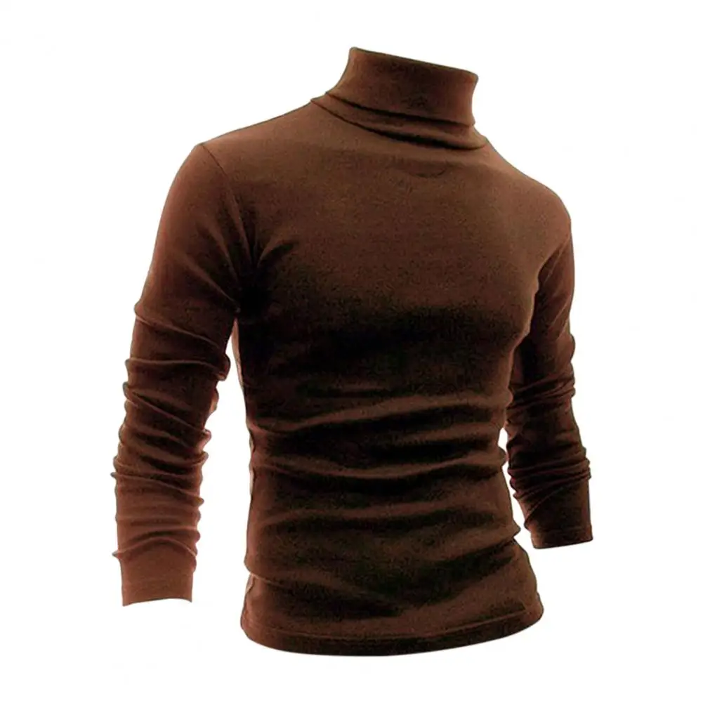 Men T-shirt Pullover Solid Color Long Sleeves Slim Fit Basic Half-high Collar Elastic Anti-shrink Autumn Tops Men Daily Clothes
Men T-shirt Pullover Solid Color Long Sleeves Slim Fit Basic Half-high Collar Elastic Anti-shrink Autumn Tops Men Daily Clothes