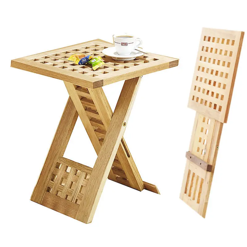 Solid Wood Simple Folding Coffee Table Pastoral Balcony Grid Portable Small Coffee Table Corner Sides Simple American Country
Solid Wood Simple Folding Coffee Table Pastoral Balcony Grid Portable Small Coffee Table Corner Sides Simple American Country