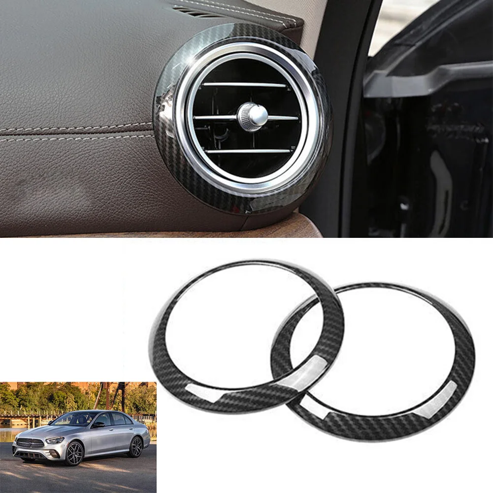 2Pcs Car Air Vent Outlet Ring Cover Frame Trim For Mercedes For Benz E Class W213 2016-2018 Year Carbon Fiber Car AC Outlet Trim
2Pcs Car Air Vent Outlet Ring Cover Frame Trim For Mercedes For Benz E Class W213 2016-2018 Year Carbon Fiber Car AC Outlet Trim