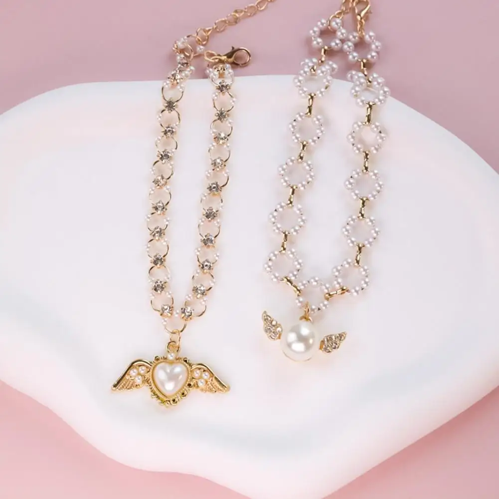 Pet Necklace Eye-catching Adjustable Comfortable Shiny Rhinestones Pet Collar Necklace for Party
Pet Necklace Eye-catching Adjustable Comfortable Shiny Rhinestones Pet Collar Necklace for Party