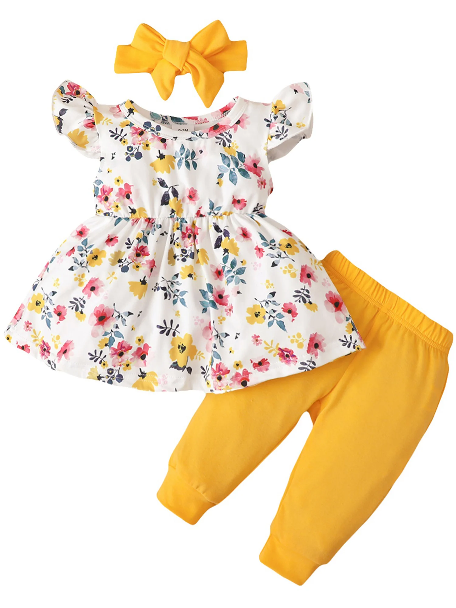 Infant Baby Girl Summer Clothes Headband Fly Sleeve Skirt Hem Floral Tops Pants Set Casual Outfits
Infant Baby Girl Summer Clothes Headband Fly Sleeve Skirt Hem Floral Tops Pants Set Casual Outfits