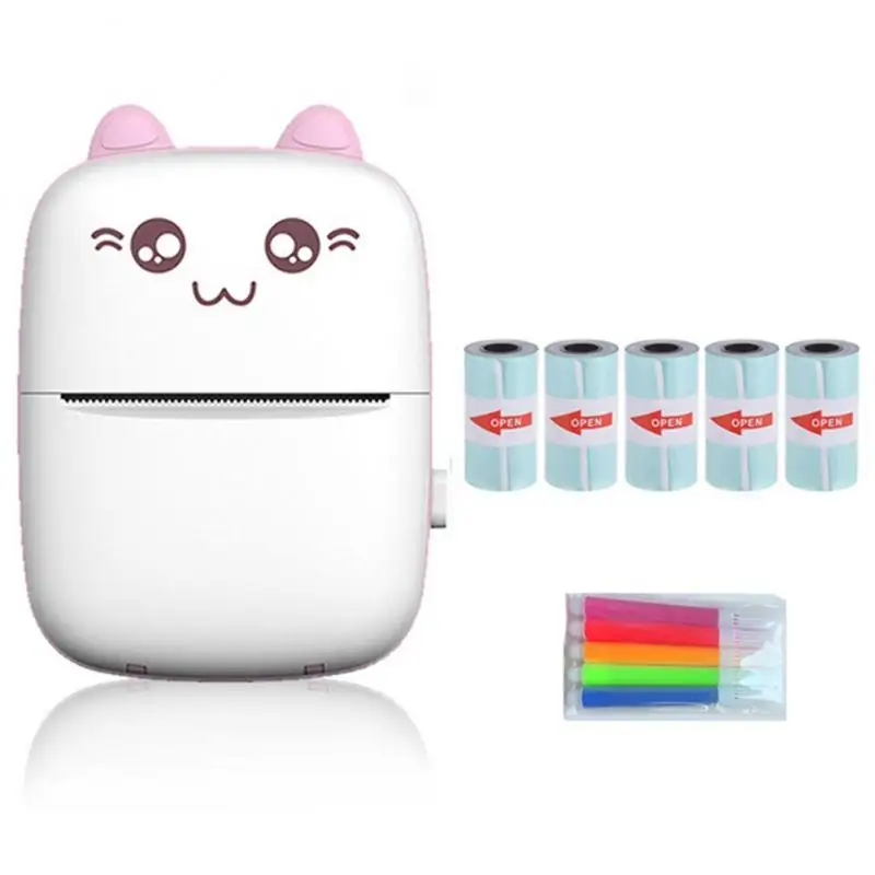 Mini Sticker Printer Thermal Printers Portable Inkless Photo Printing Compatible with Android iOS 200dpi Label Printer
Mini Sticker Printer Thermal Printers Portable Inkless Photo Printing Compatible with Android iOS 200dpi Label Printer