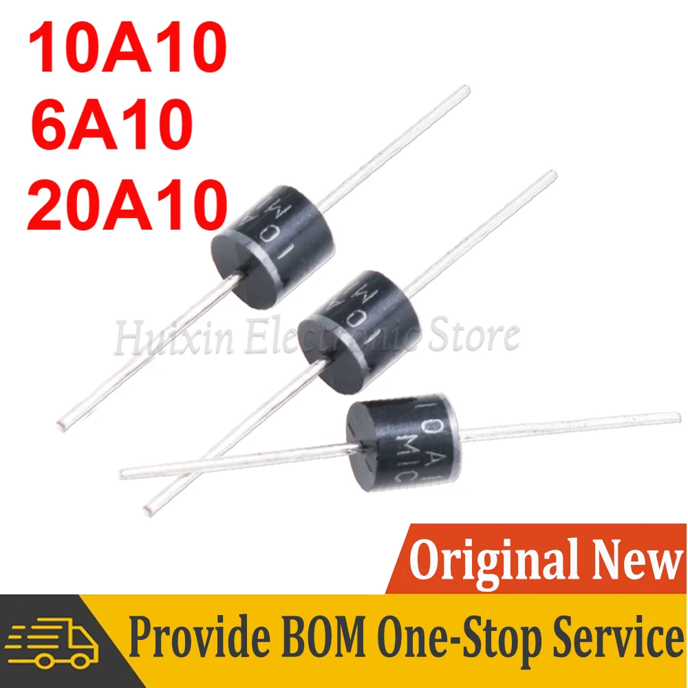 10PCS 10A10 6A10 20A10 R-6 DIP 6A 10A 20A 1000V Electrical Axial Rectifier Diode High quality
10PCS 10A10 6A10 20A10 R-6 DIP 6A 10A 20A 1000V Electrical Axial Rectifier Diode High quality