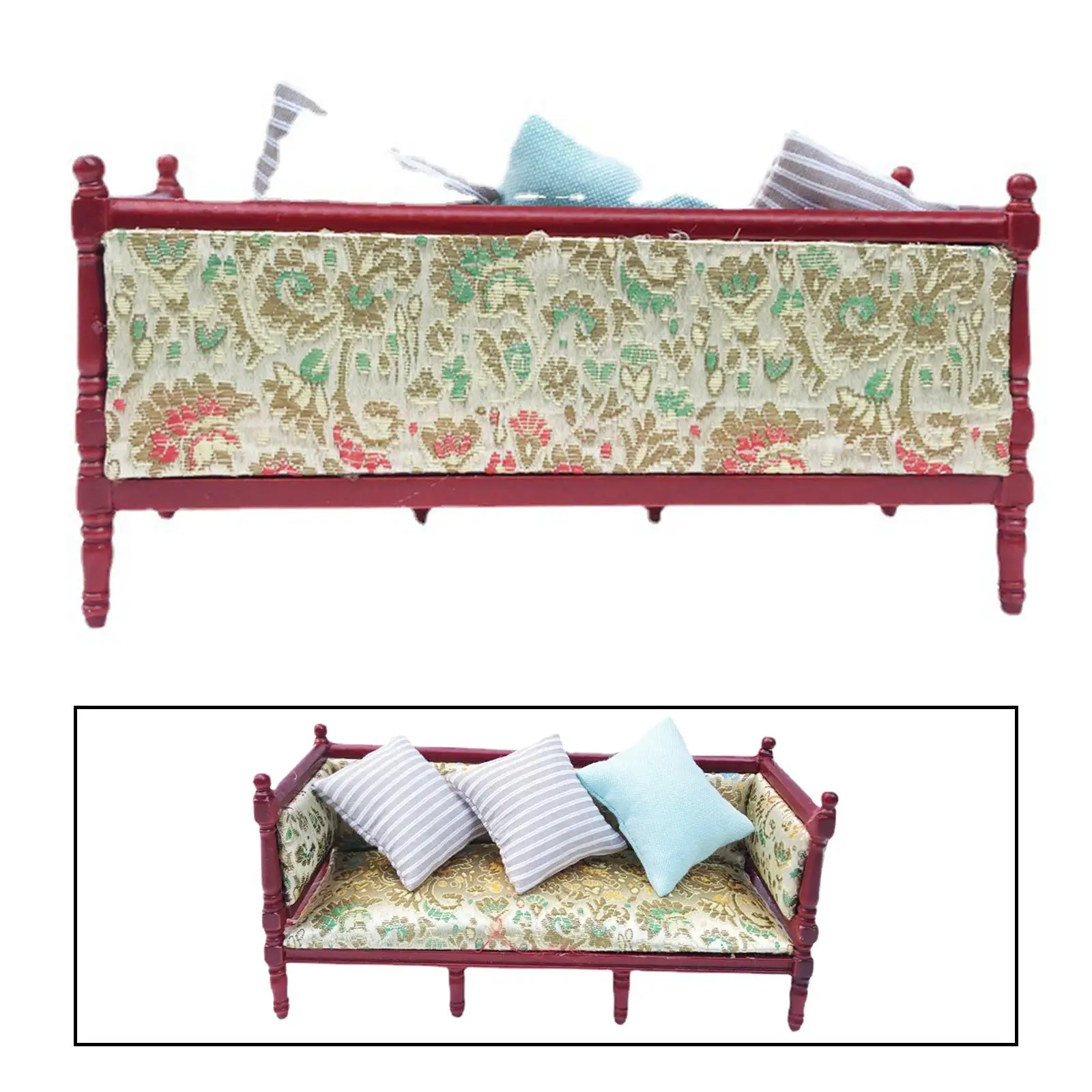 1/12 Miniature Sofa Supplies Furniture Pretend Play Toys Doll House Oranment 
1/12 Miniature Sofa Supplies Furniture Pretend Play Toys Doll House Oranment