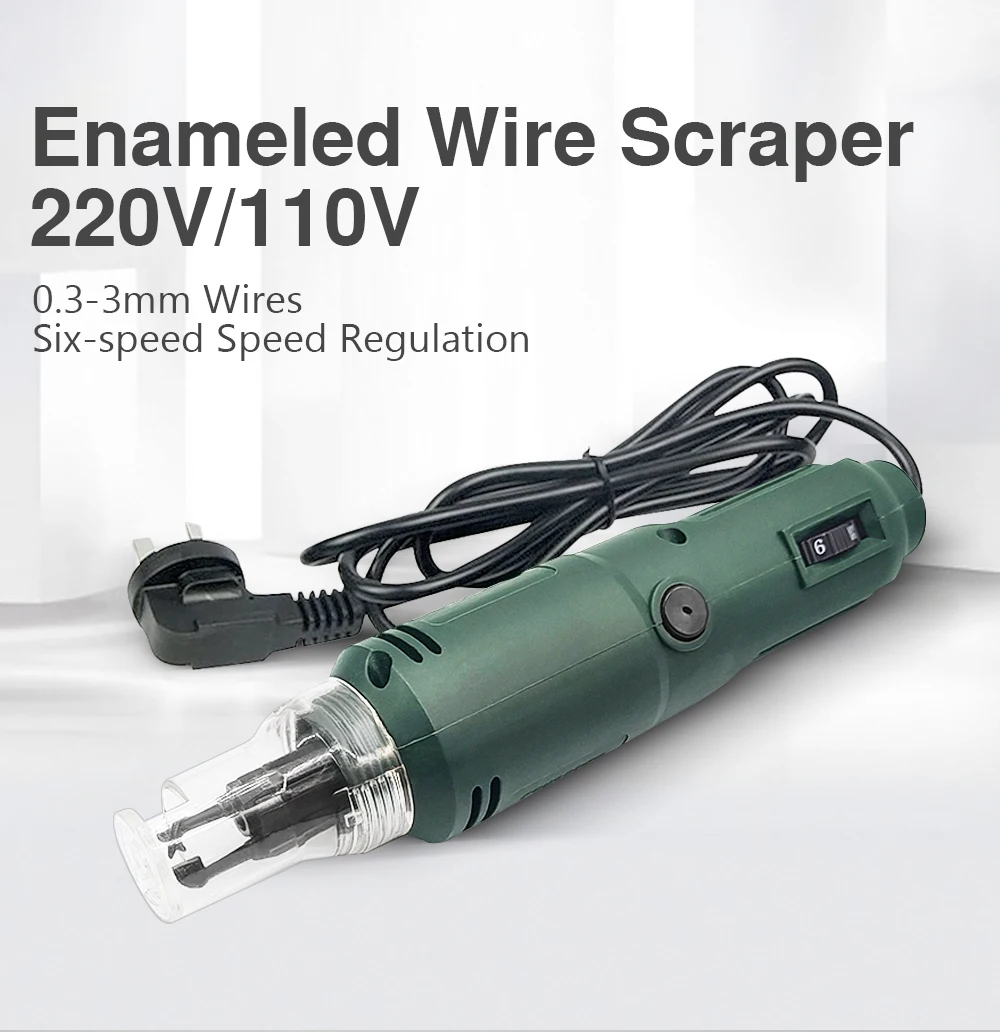 110v/220v EU US Enameled Wire Stripping Machine, Varnished Wire Stripper,0.3-3.0mm Enameled Copper Wire Stripper
110v/220v EU US Enameled Wire Stripping Machine, Varnished Wire Stripper,0.3-3.0mm Enameled Copper Wire Stripper
