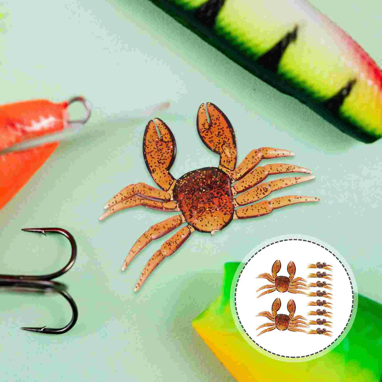 Simulation Crab Bait Fishing Baits Wear-resistant Professional Fake Freshwater Lures
Simulation Crab Bait Fishing Baits Wear-resistant Professional Fake Freshwater Lures