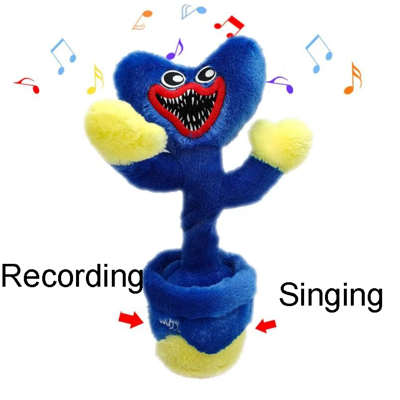 New Huggy Wuggy Poppy Playtime Plush Doll Dancing Cactus Plush Toy Singing Recording Function Birthday New Year Gift
New Huggy Wuggy Poppy Playtime Plush Doll Dancing Cactus Plush Toy Singing Recording Function Birthday New Year Gift