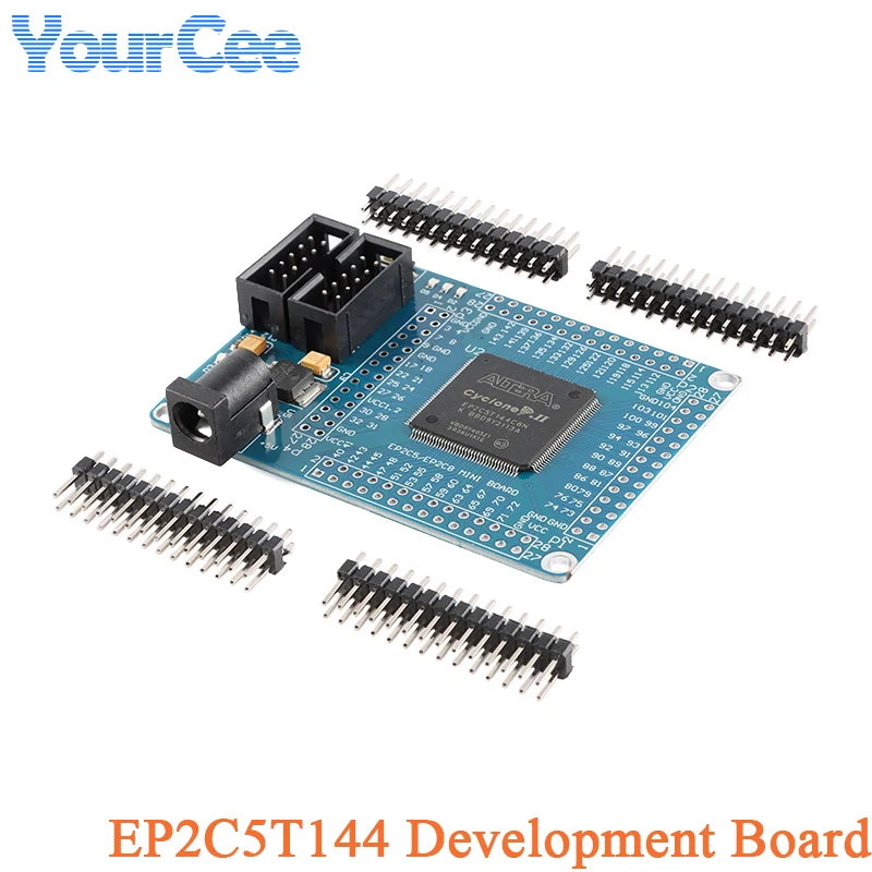 

ALTERA FPGA CycloneII EP2C5T144 Minimum System Development Learning Board Module 5V EPCS4 4M Reset Switch Power Indicator