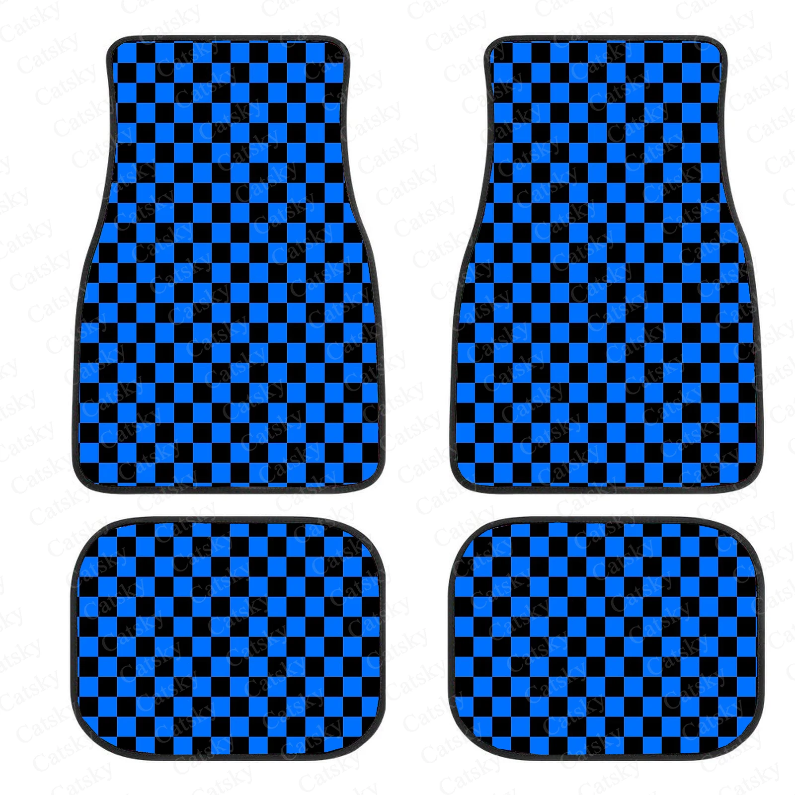 Checkerboard Car Mats Auto Parts Rubber Floor Mats Custom 4PCS Car interior graphic print checkered square feet
Checkerboard Car Mats Auto Parts Rubber Floor Mats Custom 4PCS Car interior graphic print checkered square feet