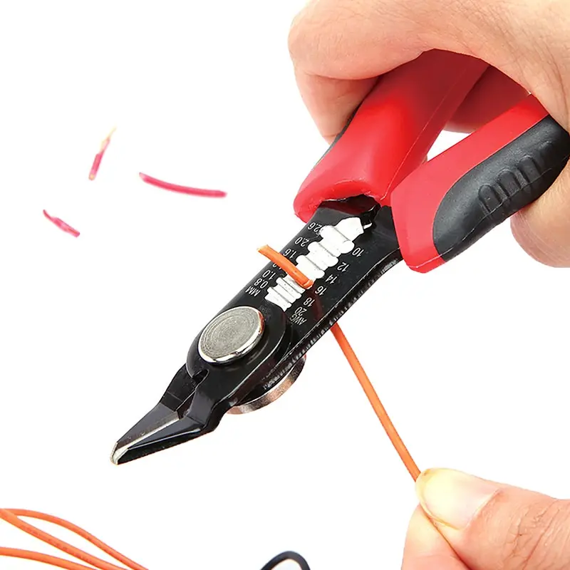 

1 шт. плоскогубцы для зачистки проводов инструменты автоматический резак для зачистки кабеля обжим проводов инструмент для ремонта электрика ручной инструмент