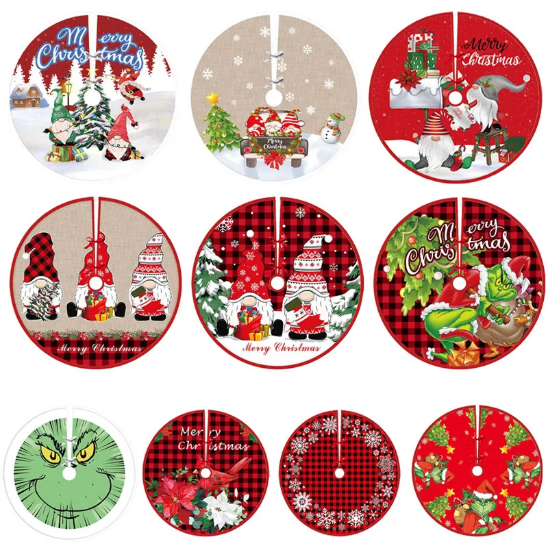90cm Christmas Tree Skirt Santa Ornament Christmas Tree Decoration Bottom Decoration Xmas Tree Skirt Navidad New Year Gifts 2023 
90cm Christmas Tree Skirt Santa Ornament Christmas Tree Decoration Bottom Decoration Xmas Tree Skirt Navidad New Year Gifts 2023