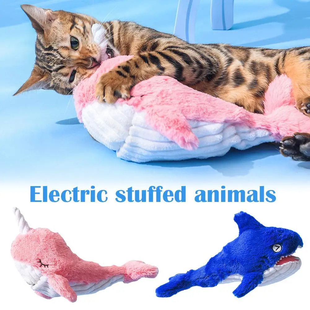 Electric Jumping Cat Toy Shrimp Moving Simulation Narwhal Biter Shark Electronic Plush Toys For Pet Dog Cat Children Stuffed Toy
Electric Jumping Cat Toy Shrimp Moving Simulation Narwhal Biter Shark Electronic Plush Toys For Pet Dog Cat Children Stuffed Toy