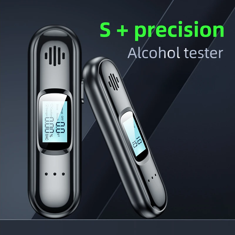New Portable Blow Alcohol Concentration Meter Rechargeable LED Screen Display Digital Alcohol Tester
New Portable Blow Alcohol Concentration Meter Rechargeable LED Screen Display Digital Alcohol Tester